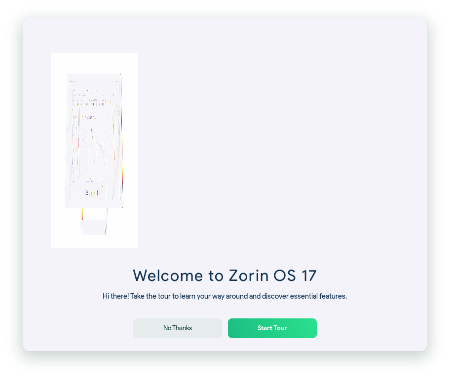 The Zorin OS tour video looks all white and pale and is also squeezed