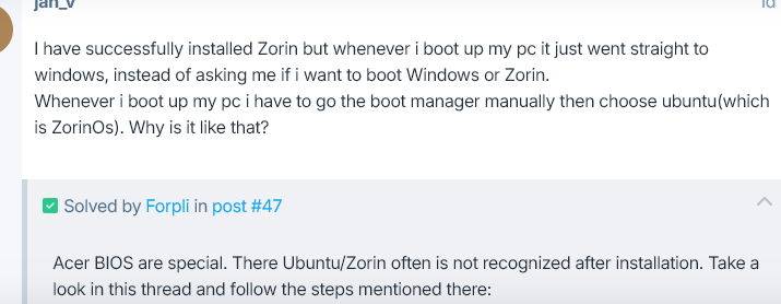 Installing Zorin OS