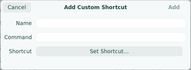 How to add custom keyboard shortcuts? - Installing Zorin OS