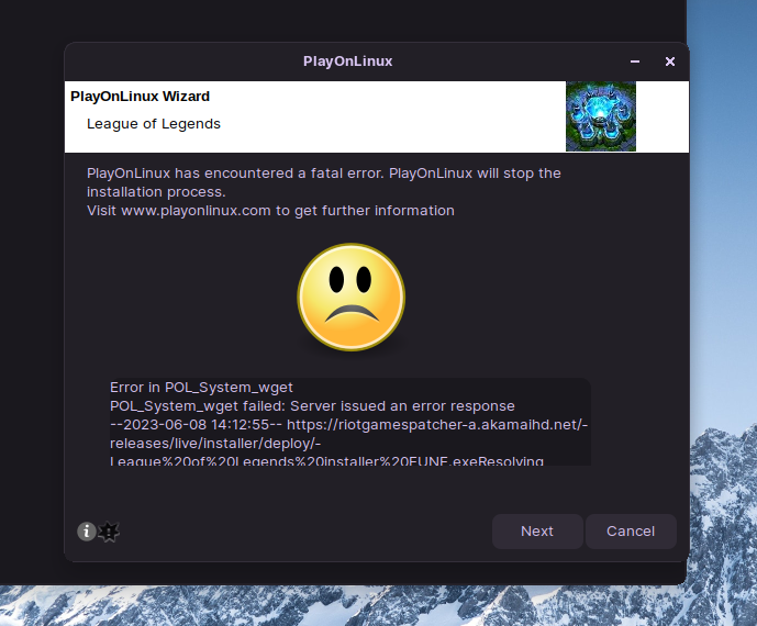 Cant install league of legends - General Help - Zorin Forum