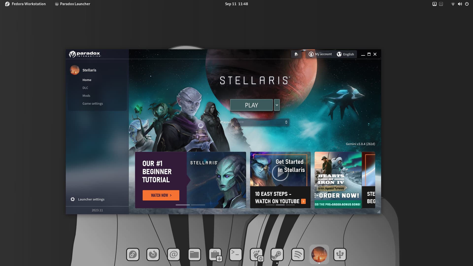 Stellaris 2.4 is out with the new Paradox Launcher included